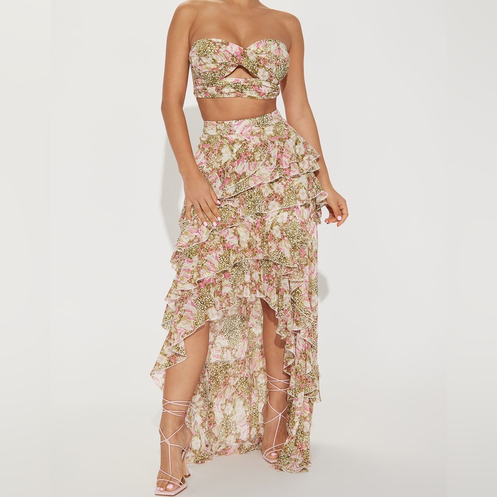 Maxi Skirt Matching Set - Picture 3 of 5